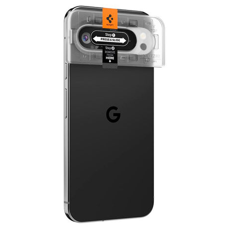 Google Pixel 9 Pro  Spigen EZ Fit. tR Optik Kameralinsebeskyttelse - 2 Stk - Gjennomsiktig