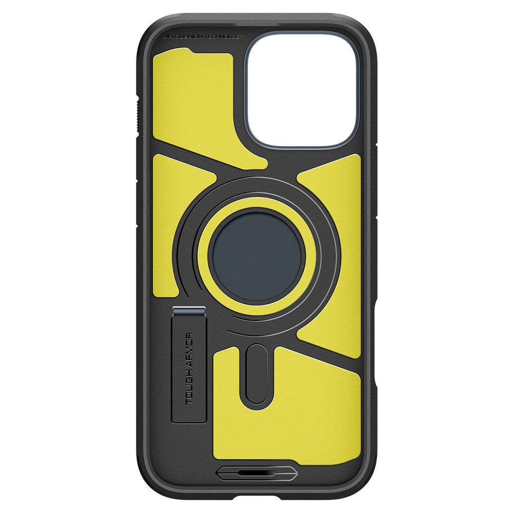 iPhone 16 Pro Max Spigen Tough Armor T Deksel med Stativ - MagSafe-Kompatibelt - Blå