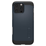 iPhone 16 Pro Max Spigen Tough Armor T Deksel med Stativ - MagSafe-Kompatibelt - Blå