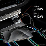 Spigen 30W Billader m. 2x USB-A - Svart