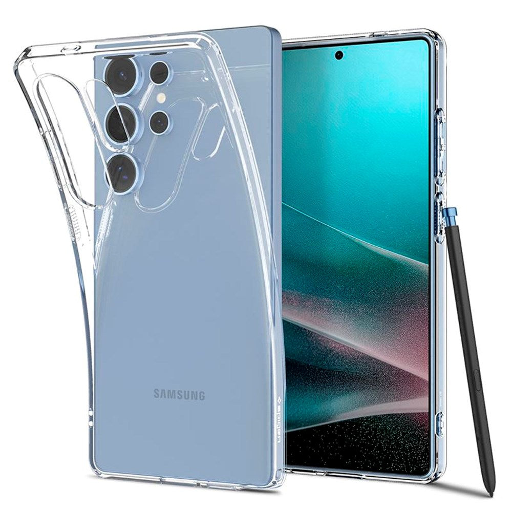 Samsung Galaxy S25 Ultra Spigen Liquid Crystal Deksel - Gjennomsiktig