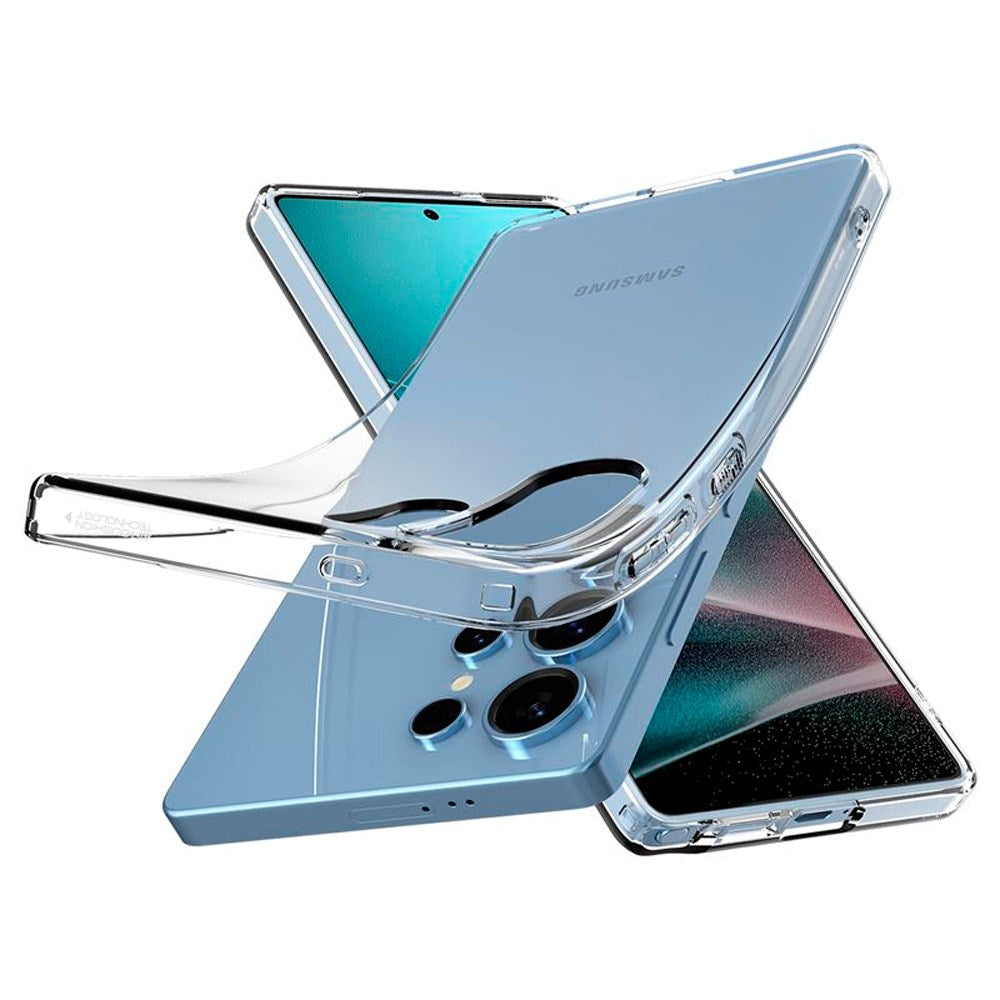 Samsung Galaxy S25 Ultra Spigen Liquid Crystal Deksel - Gjennomsiktig