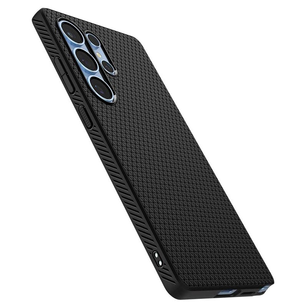 Samsung Galaxy S25 Ultra Spigen Liquid Air - Fleksibelt Plast Deksel - Svart