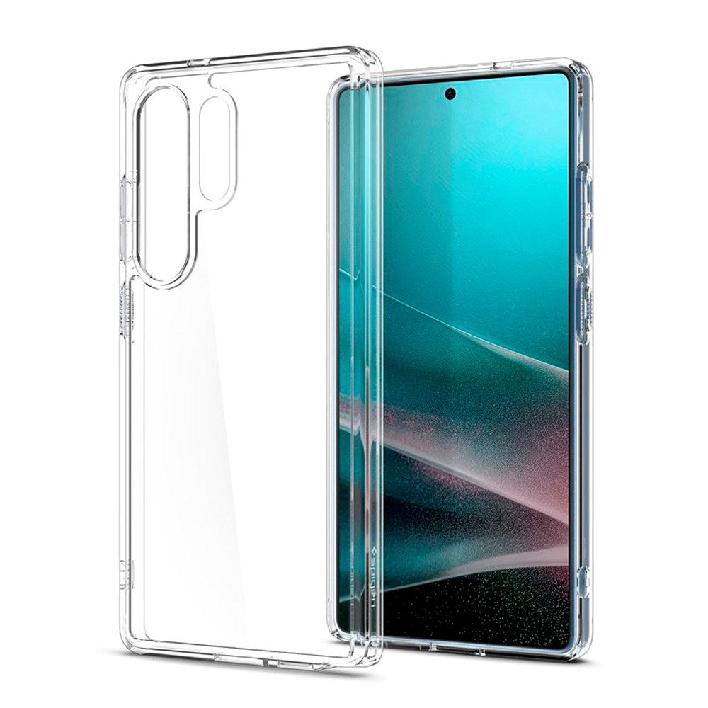 Samsung Galaxy S25 Ultra Spigen Hybrid Crystal Clear Deksel - Gjennomsiktig