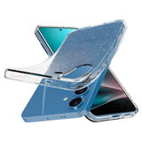 Samsung Galaxy S25+ (Plus) Spigen Liquid Crystal Glitter Deksel - Gjennomsiktig