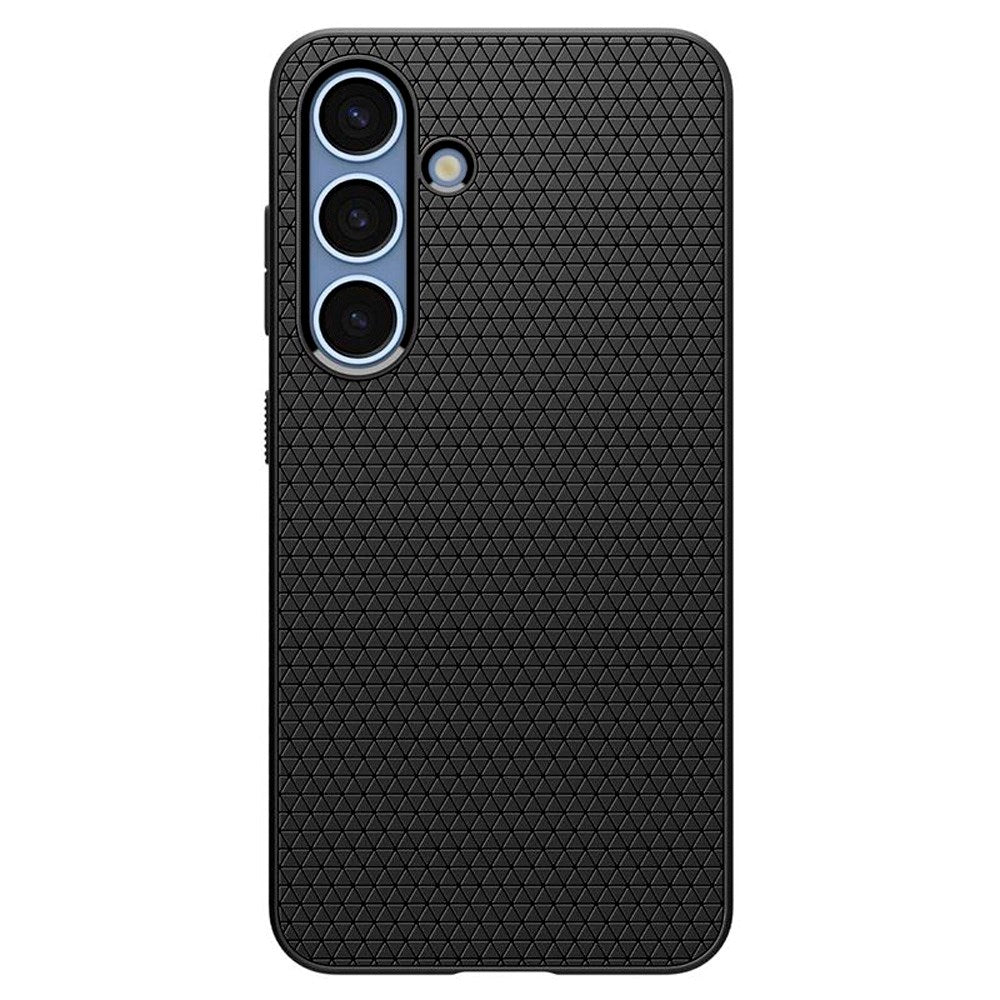 Samsung Galaxy S25+ (Plus) Spigen Liquid Air - Fleksibelt Plast Deksel - Svart