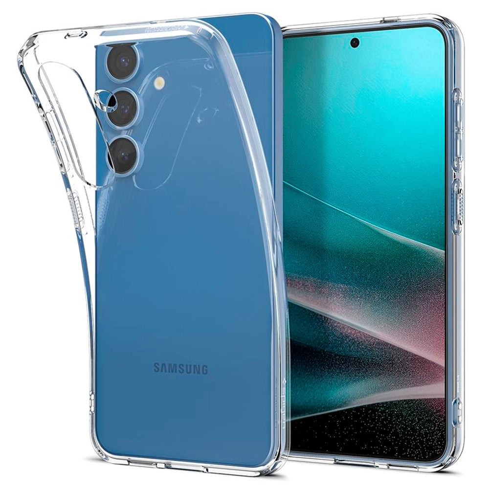 Samsung Galaxy S25 Spigen Liquid Crystal Deksel - Gjennomsiktig