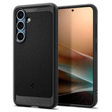 Spigen Samsung Galaxy S25 Rugged Armor MagSafe Deksel - Svart