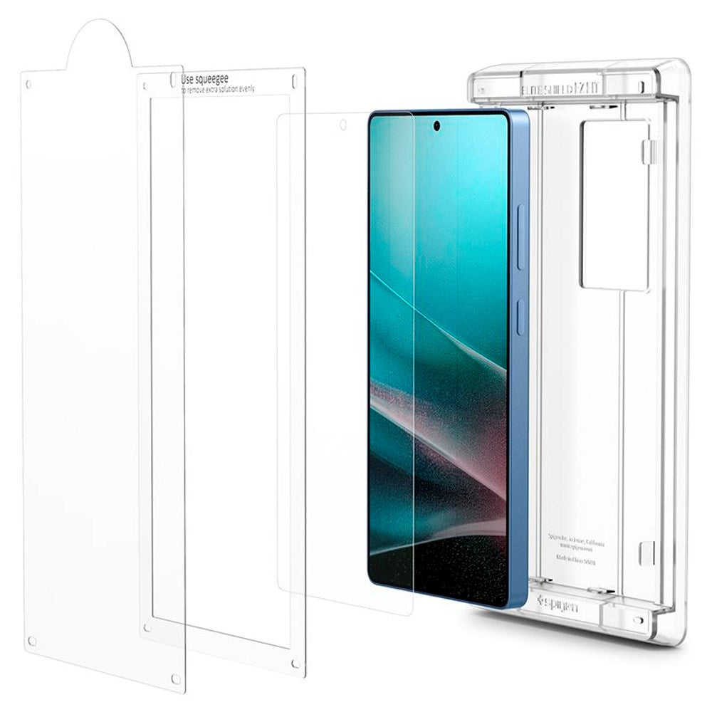 Samsung Galaxy S25 Ultra Spigen EliteShield EZ Fit Skjermbeskyttelsesfilm - Gjennomsiktig