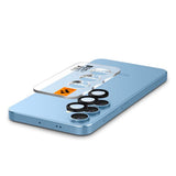 Samsung Galaxy S25+ (Plus) Spigen EZ Fit Optik Pro Kameralinsebeskyttelsesglass - 2 stk - Svart