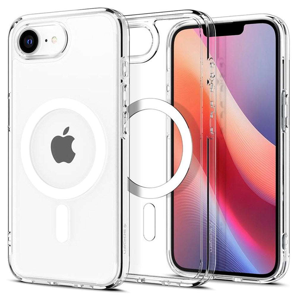 iPhone 17e / 16e Spigen Crystal Hybrid Deksel - MagSafe Kompatibel - Gjennomsiktig