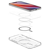iPhone 17e / 16e Spigen Crystal Hybrid Deksel - MagSafe Kompatibel - Gjennomsiktig