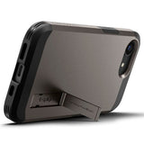 iPhone 17e / 16e Spigen Tough Armor Deksel med Stativfunksjon - MagSafe Kompatibel - Gunmetal