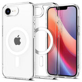 iPhone 17e / 16e Spigen Ultra Hybrid Deksel - MagSafe Kompatibel - Gjennomsiktig / Hvit
