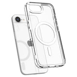 iPhone 17e / 16e Spigen Ultra Hybrid Deksel - MagSafe Kompatibel - Gjennomsiktig / Hvit