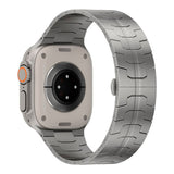 Apple Watch Ultra 1/2 (49mm) Just Mobile Titanium Reim - Sølv