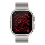 Apple Watch Ultra 1/2 (49mm) Just Mobile Titanlegering Reim m. DLC Belegg - Sølv