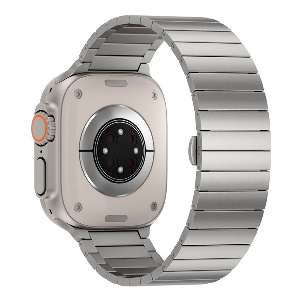 Apple Watch Ultra 1/2 (49mm) Just Mobile Titanlegering Reim m. DLC Belegg - Sølv