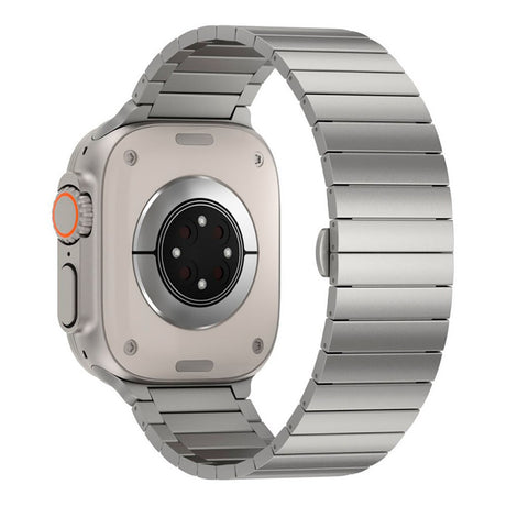 Apple Watch Ultra 1/2 (49mm) Just Mobile Titanlegering Reim m. DLC Belegg - Sølv