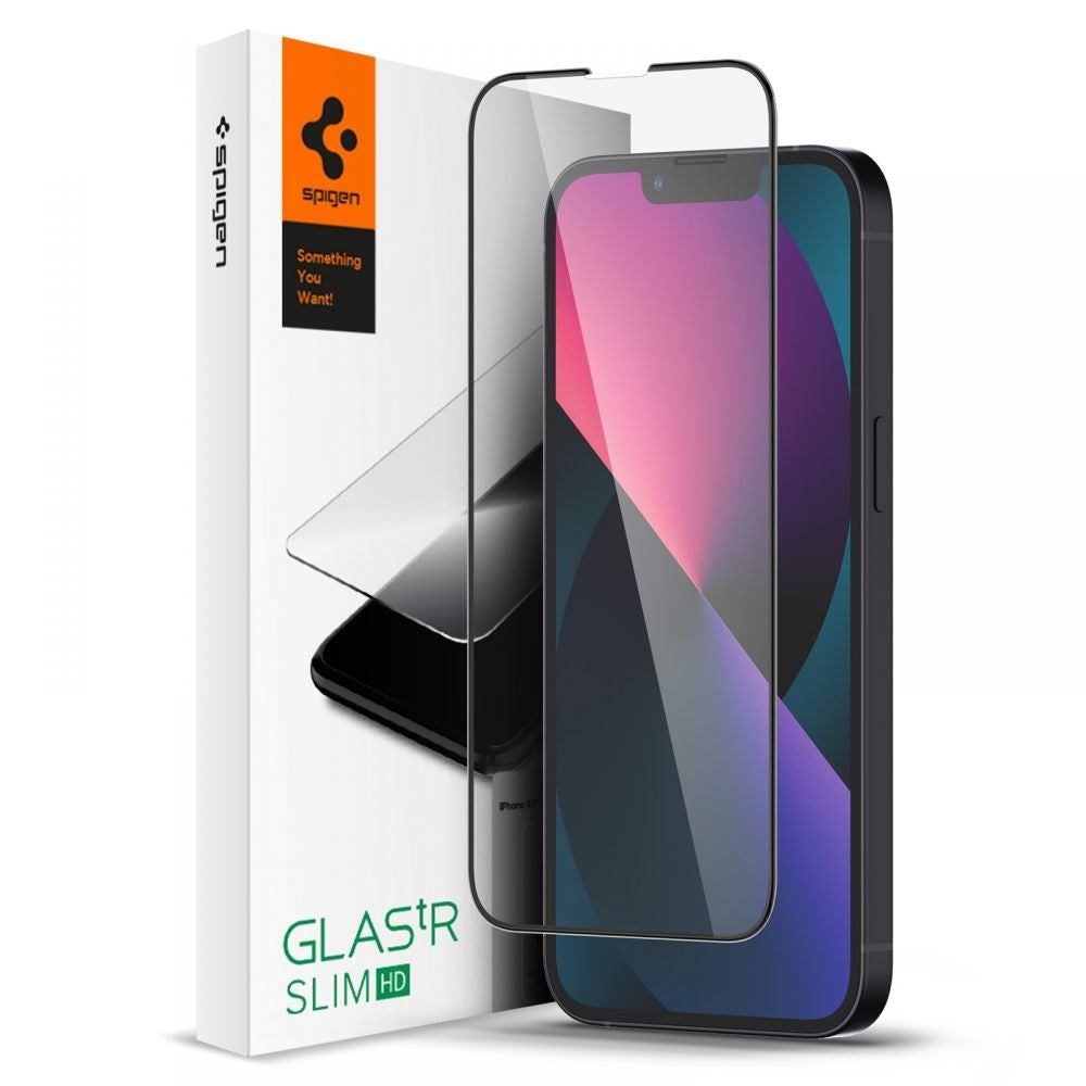 iPhone 17e / 16e / 14 / 13 / 13 Pro Spigen Glas.tr Skjermbeskytter - Herdet glass - Gjennomsiktig