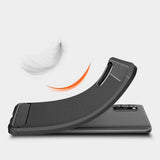 Xiaomi Poco M3 Tech-Protect Fleksibelt Carbon Plastdeksel - Svart