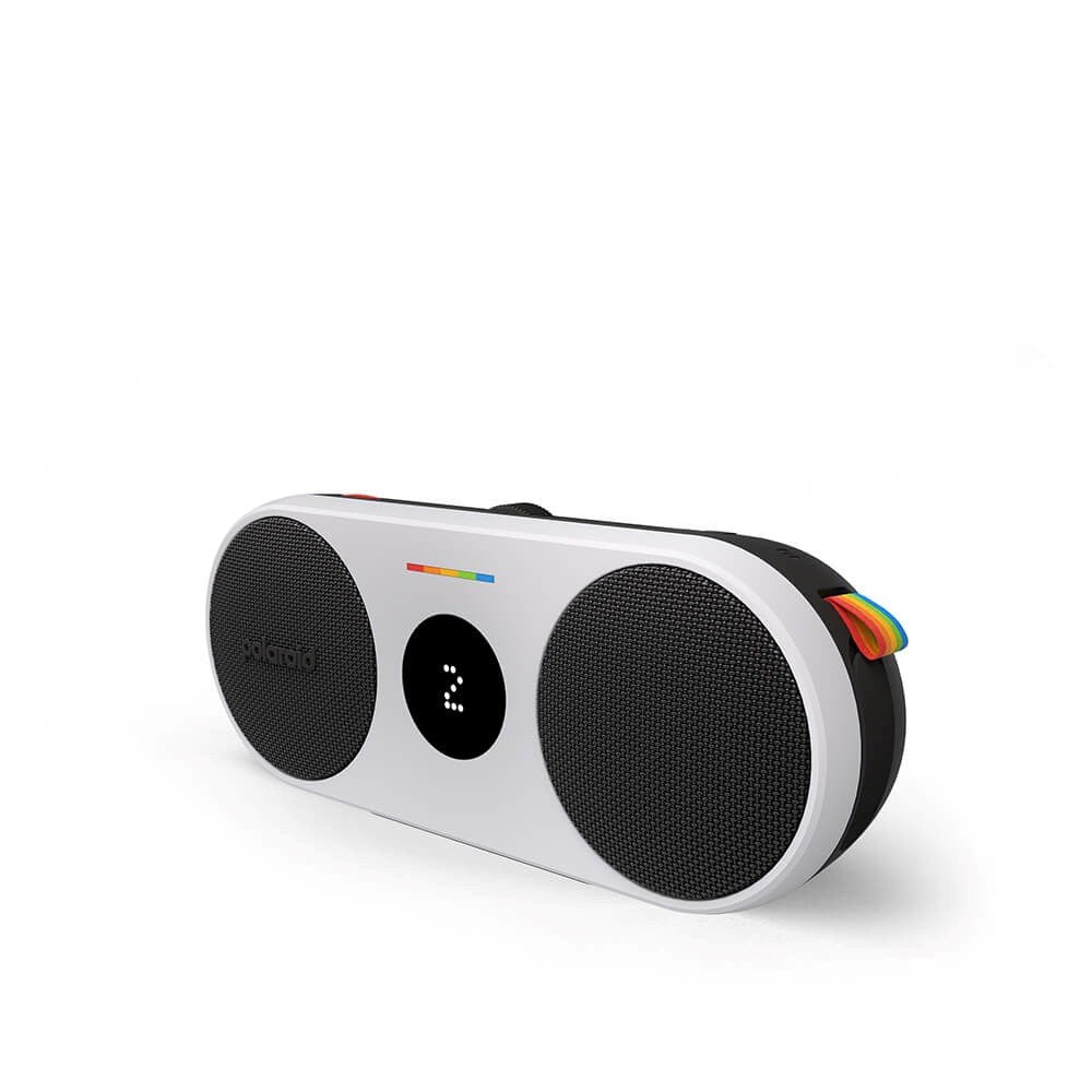 Polaroid Player P2 Bærbar Bluetooth Høyttaler - Hvit / Svart