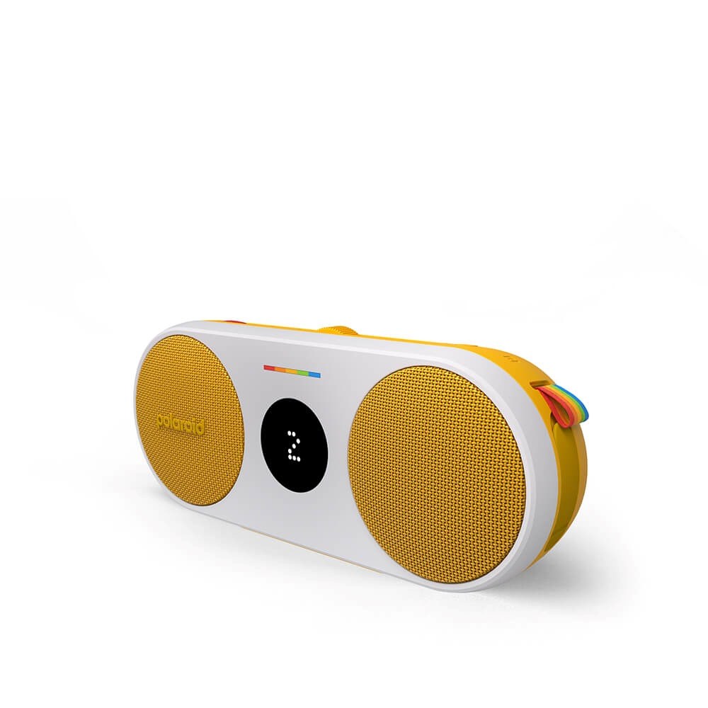 Polaroid Player P2 Bærbar Bluetooth Høyttaler - Hvit / Gul