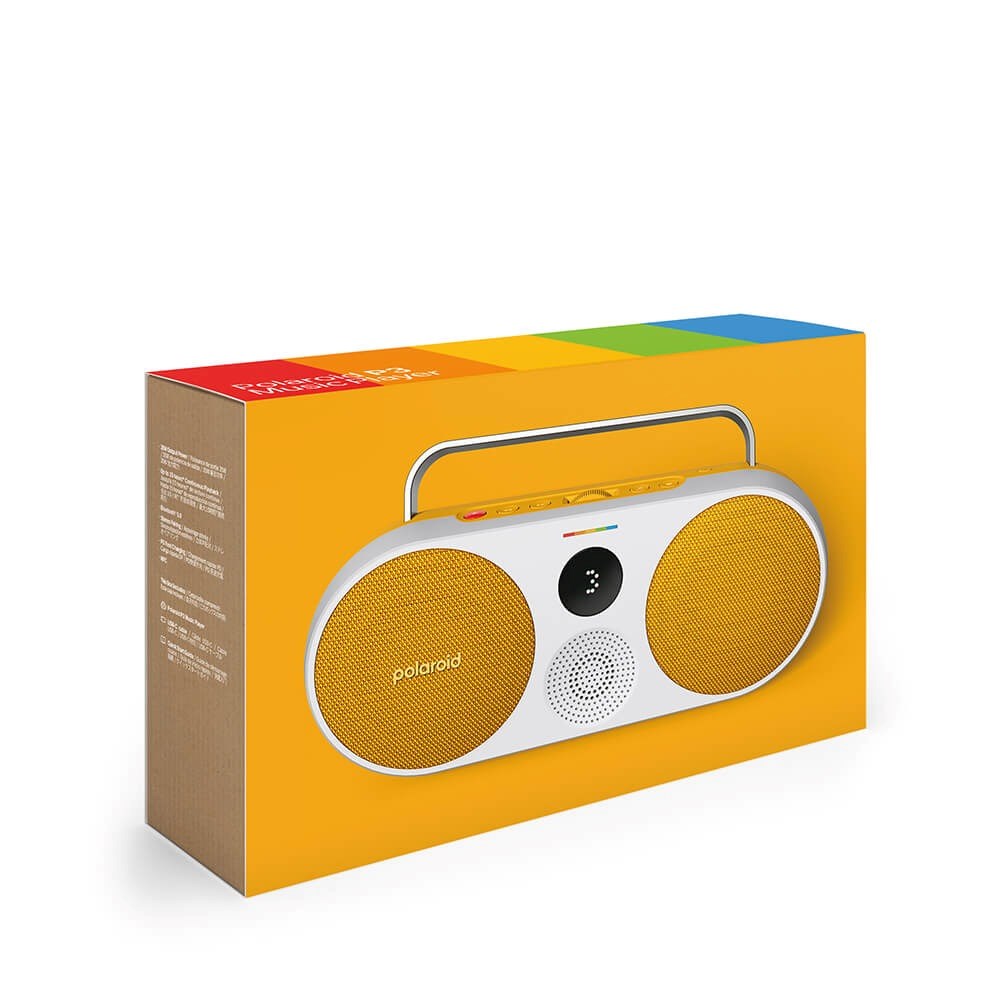 Polaroid Player P3 Bærbar Bluetooth Høyttaler - Hvit / Gul