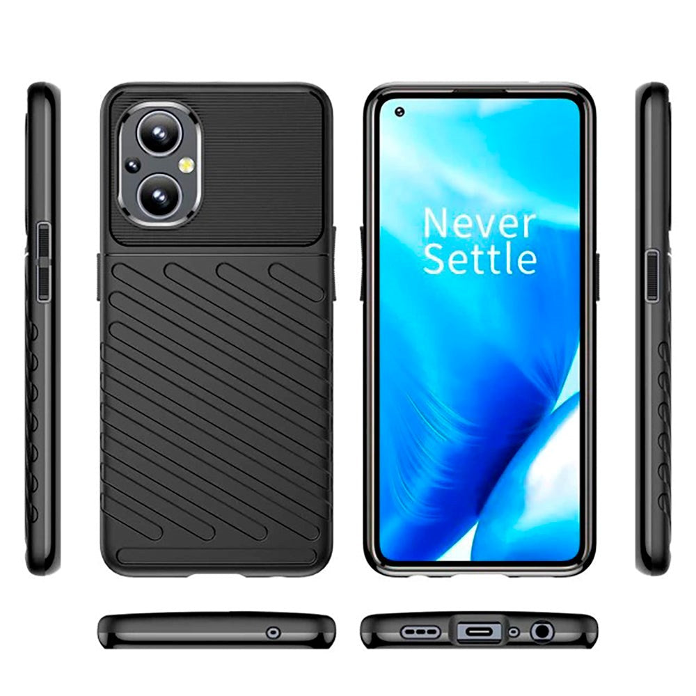 OPPO Reno7 (4G) Hurtle Thunder Series Plast Deksel - Svart