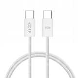 Tech-Protect Ultraboost Classic USB-C til USB-C Kabel 60W/3A 1m - Hvit