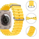 Tech-Protect Apple Watch (42/44/45/49 mm) Iconband Pro Silikonstropp - Gul