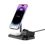 Tech-Protect A22 3-in-1 Magnetisk Trådløs Lader 15W - Svart