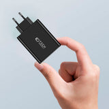 Tech-Protect PD GaN 100W Vegglader med 3 x USB-C og 1 x USB-A - Svart