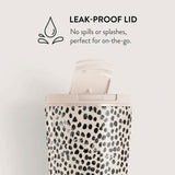Burga Termokopp m. Lokk & Sugerør - 500ml - Almond Latte