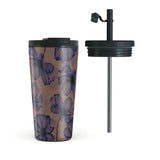 Burga Termokopp m. Lokk & Sugerør - 500ml - Velvet Night