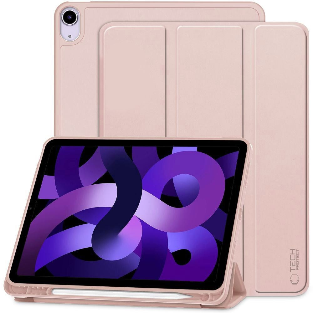 Tech-Protect iPad Air 11-10.9" (2026-2020) SC Deksel m. Apple Pencil Holder - Pink