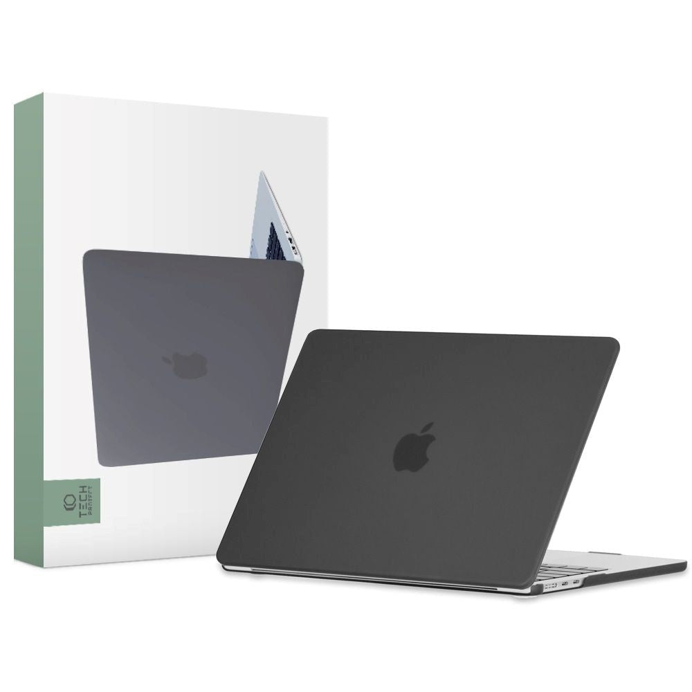 MacBook Air 13" M5/M4/M3/M2 (2026-2022) - Tech-Protect Smartshell Deksel - Matte Black