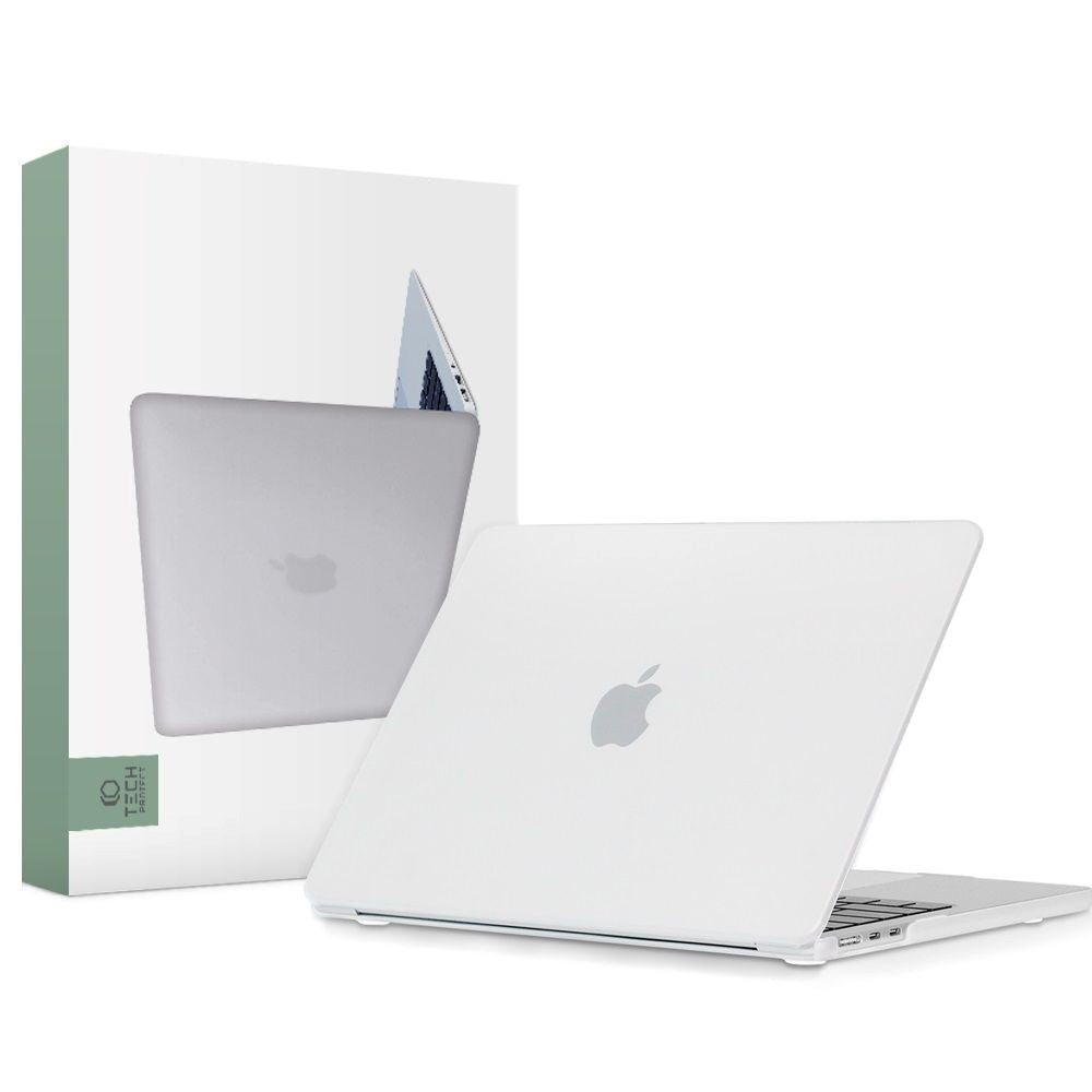 MacBook Air 13" M5/M4/M3/M2 (2026-2022) - Tech-Protect Smartshell Deksel - Matte Clear