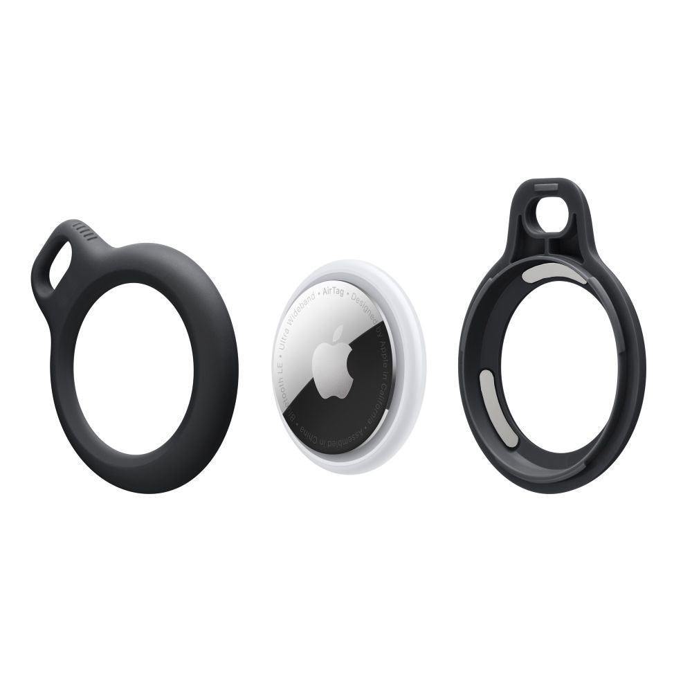 Tech-Protect Apple AirTag 1. & 2. Gen. Rough Chain Holder med Streng - Svart