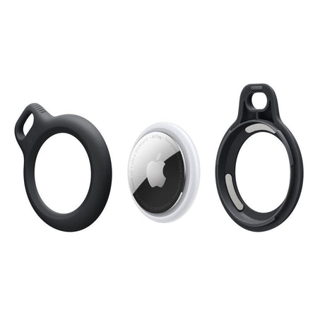 Tech-Protect Apple AirTag 1. & 2. Gen. Rough Chain Holder med Streng - Svart