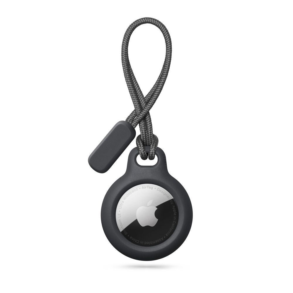 Tech-Protect Apple AirTag 1. & 2. Gen. Rough Chain Holder med Streng - Svart