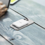 Tech-Protect LifeMag Trådløs Powerbank 5000 mAh - MagSafe Kompatibel - Hvit