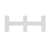 Light Solutions - Usynlig Veggbrakett for 3x Philips Hue Bridge 2.1 - Hvit