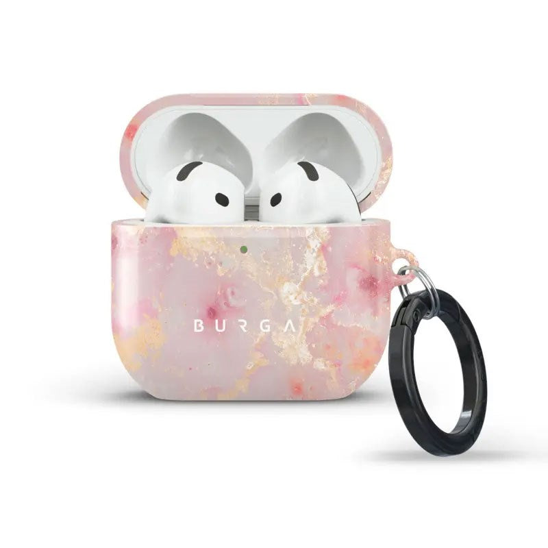 Apple AirPods (4. Gen.) Burga Deksel m. Karabinkrok - Golden Coral
