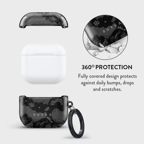 Apple AirPods (4. Gen.) Burga Deksel m. Karabinkrok - Magnetic