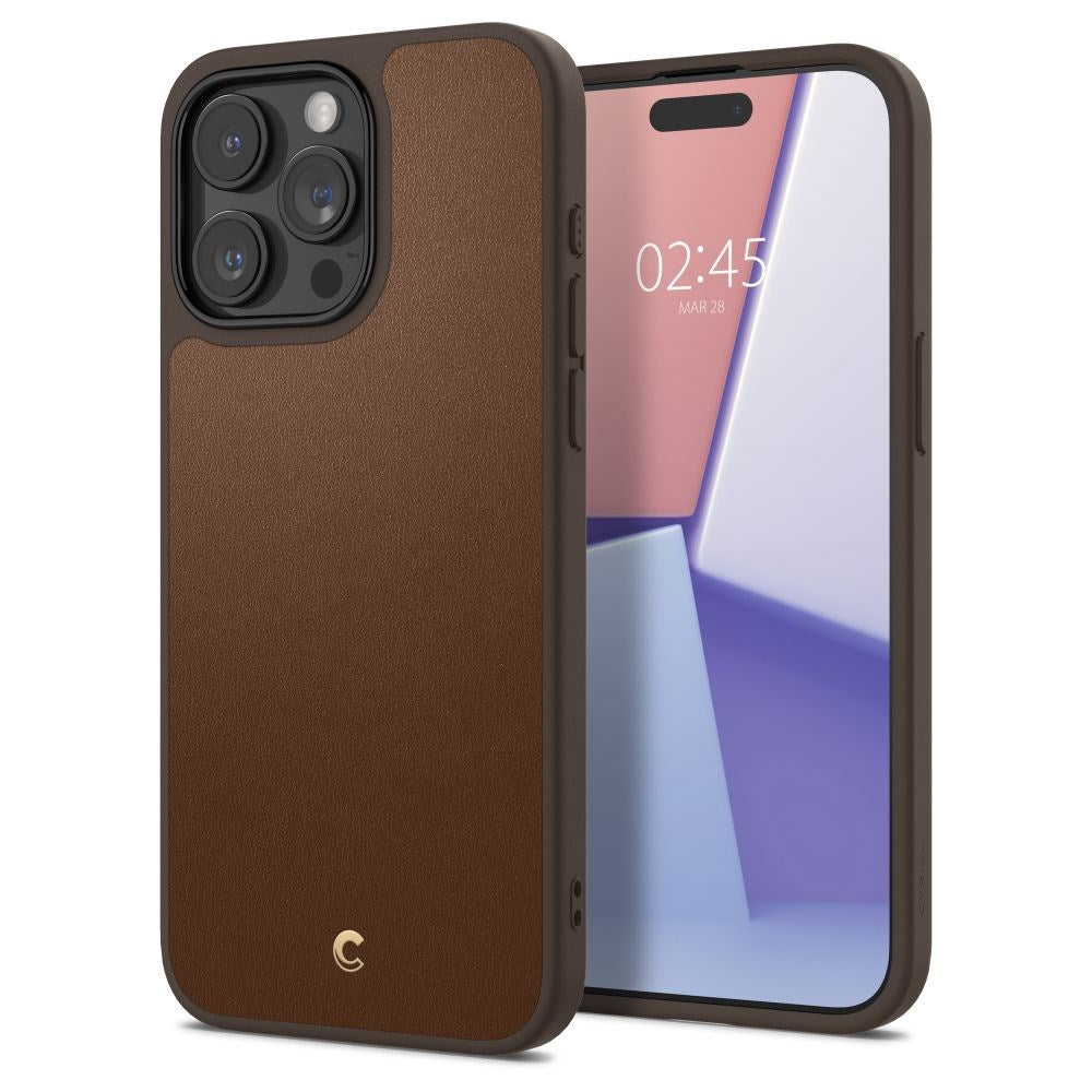 iPhone 15 Pro Max Cyrill Kajuk Mag Hybrid Deksel - MagSafe Kompatibel - Saddle Brown