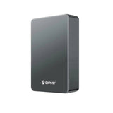 Denver PQCW-10015 Magnetisk Trådløs PowerBank - 15W / 10.000 mAh - MagSafe Kompatibel - Grå
