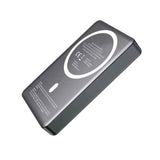 Denver PQCW-10015 Magnetisk Trådløs PowerBank - 15W / 10.000 mAh - MagSafe Kompatibel - Grå