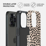 iPhone 15 Pro Burga Tough Fashion Deksel - MagSafe Kompatibel - Almond Latte