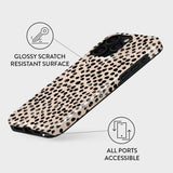 iPhone 15 Pro Burga Tough Fashion Deksel - MagSafe Kompatibel - Almond Latte
